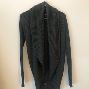 Massimo Charcoal Sweater Cardigan